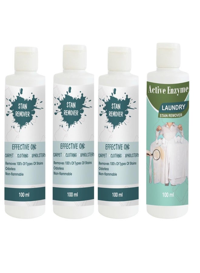 TOOVUS Stain Remover Combo Pack of Sky (Pack of 3) and Pista Stain Remover | Multi-Surface Cleaning Solution for Clothes, Fabrics, Upholstery (100 g Each) - Image 1